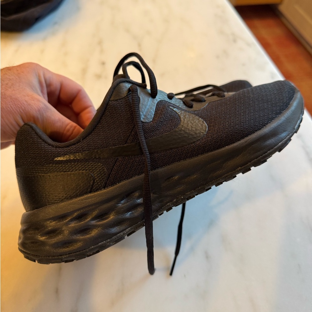 Black Nike sneakers